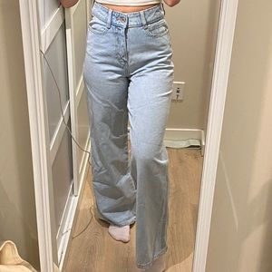 ZARA WIDE LEG JEANS